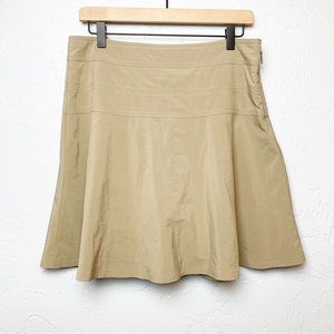 Athleta tan all day tennis skort skirt sz 10